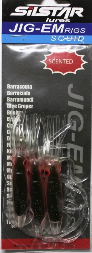 Silstar Lures Jig-Em Rig Squid 9cm