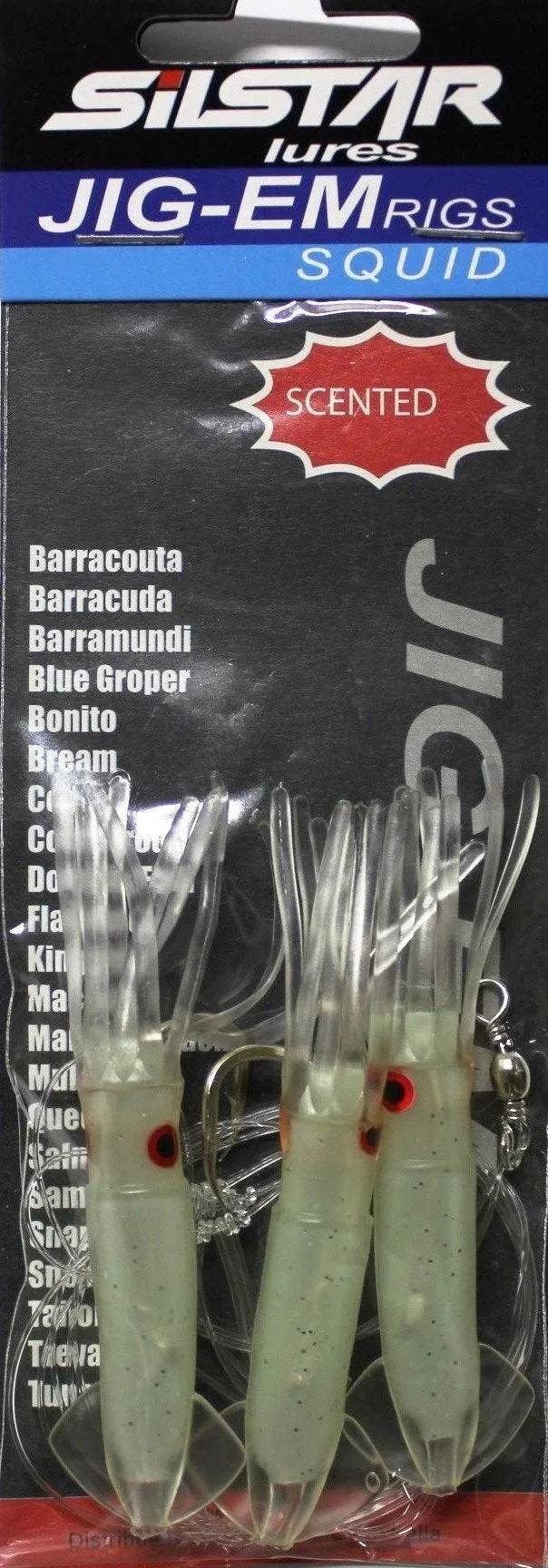 Silstar Lures Jig-Em Rig Squid 9cm
