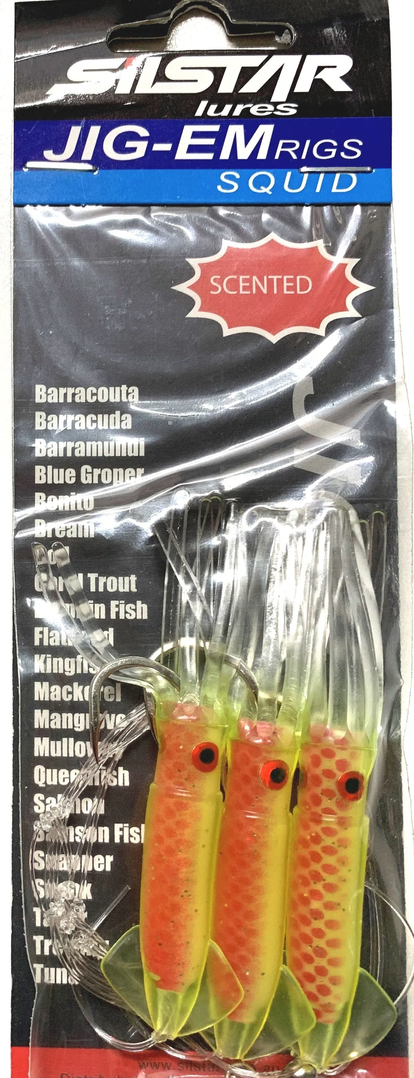 Silstar Lures Jig-Em Rig Squid 9cm
