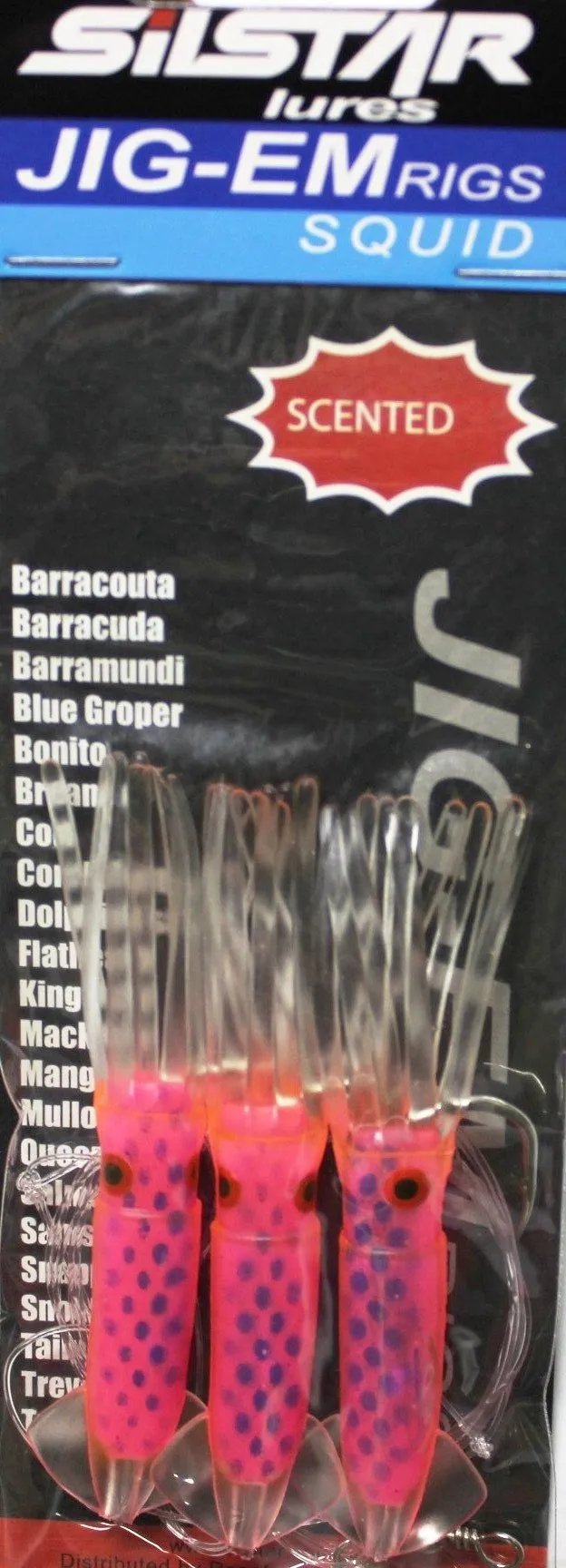 Silstar Lures Jig-Em Rig Squid 9cm