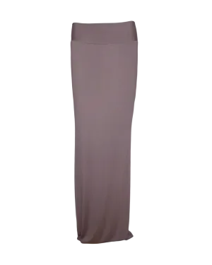 simple maxi skirt / purple mauve