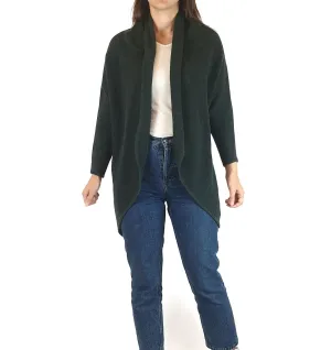 Skin & Threads green 100% extra fine merino wool cardigan size 1 (note: some pilling)