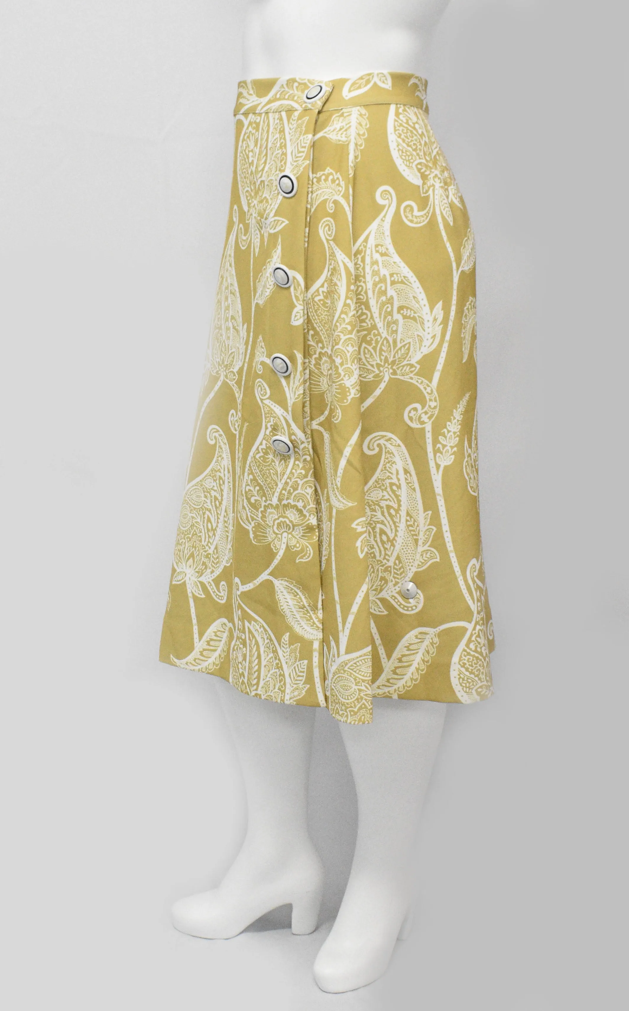 Skirt025 EVOLUTION PAISLEY BROWN
