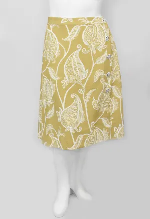 Skirt025 EVOLUTION PAISLEY BROWN