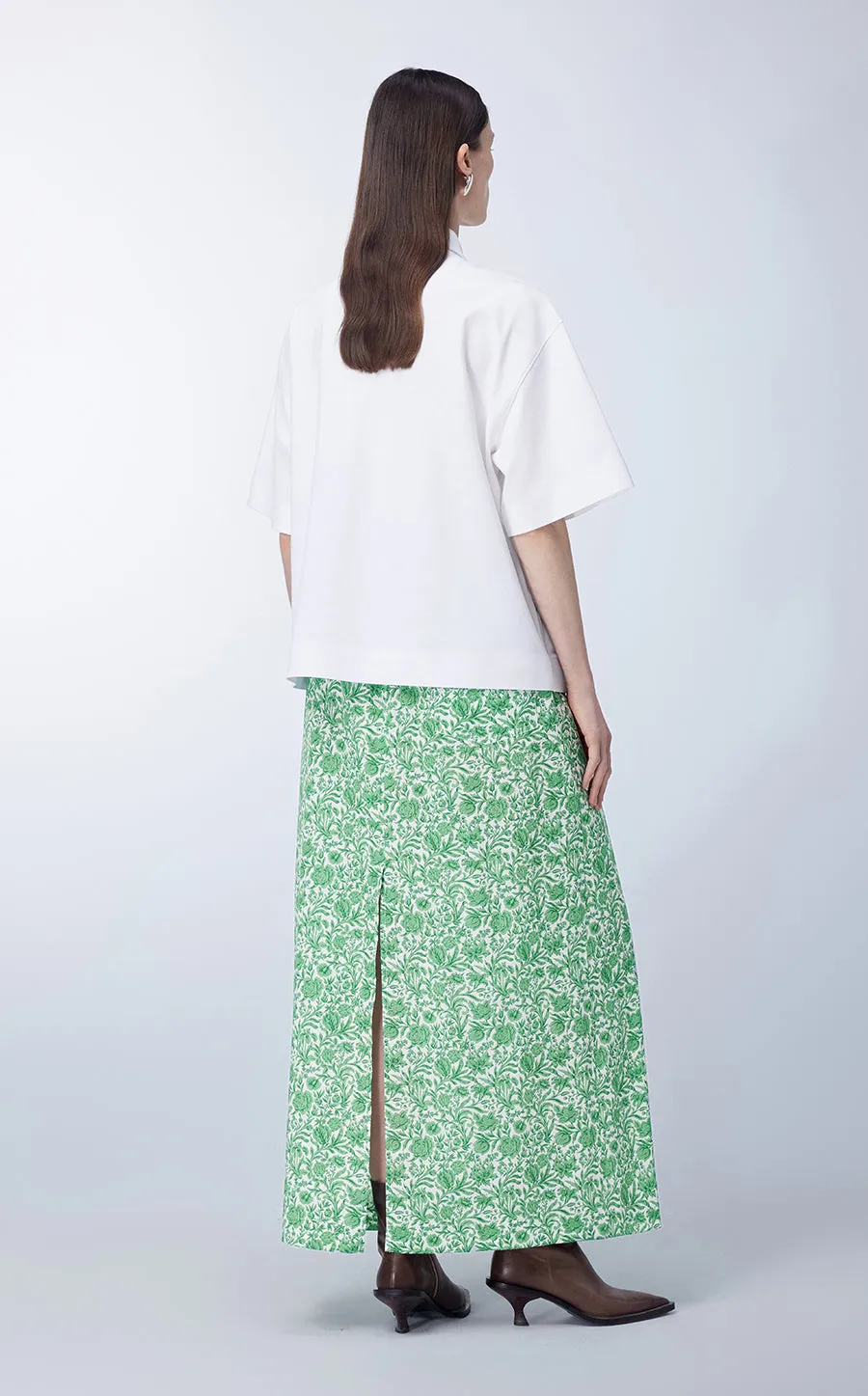 Skirt/JNBY Loose Fitting Drawstring Ankle-length Skirt