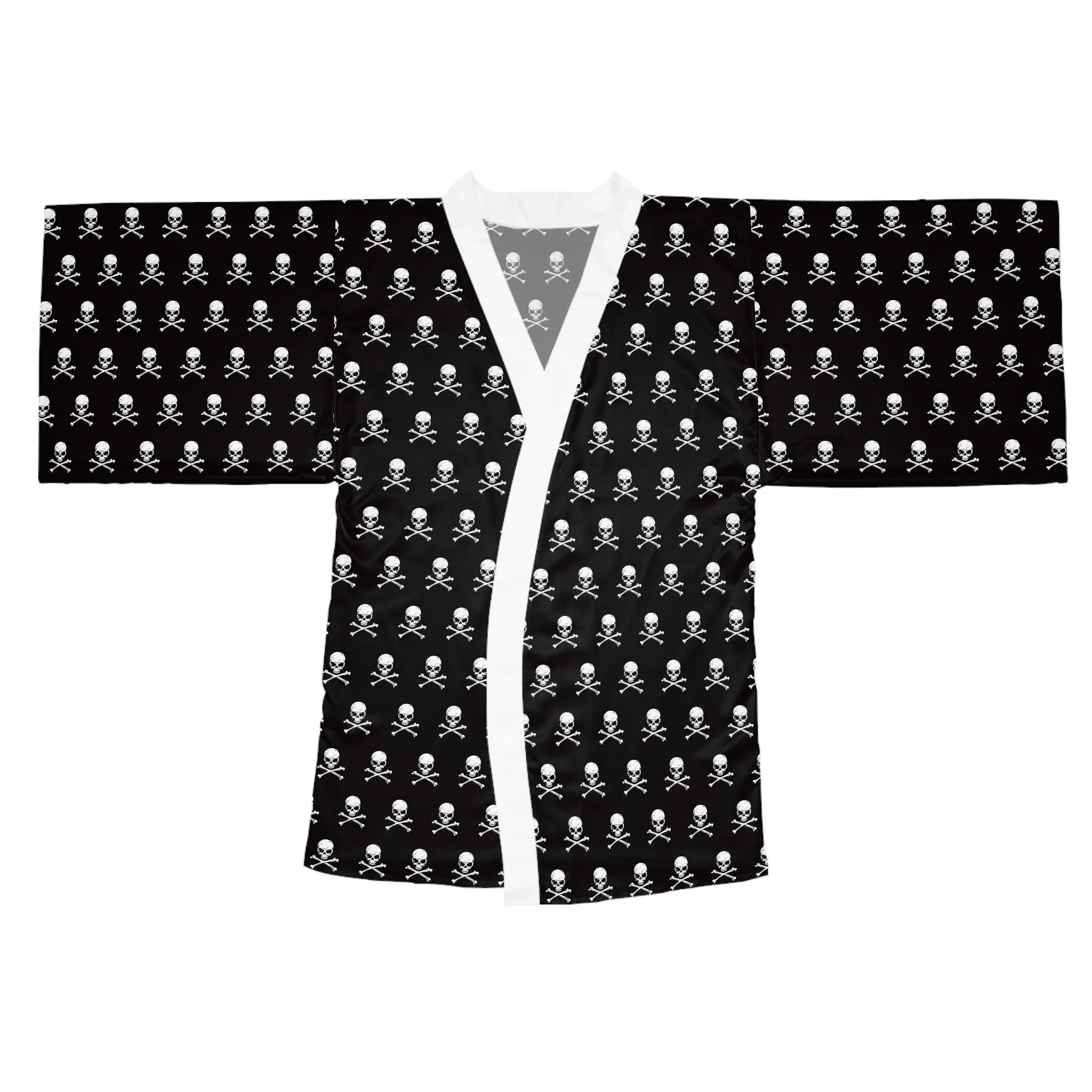 Skull & Crossbones Kimono Robe