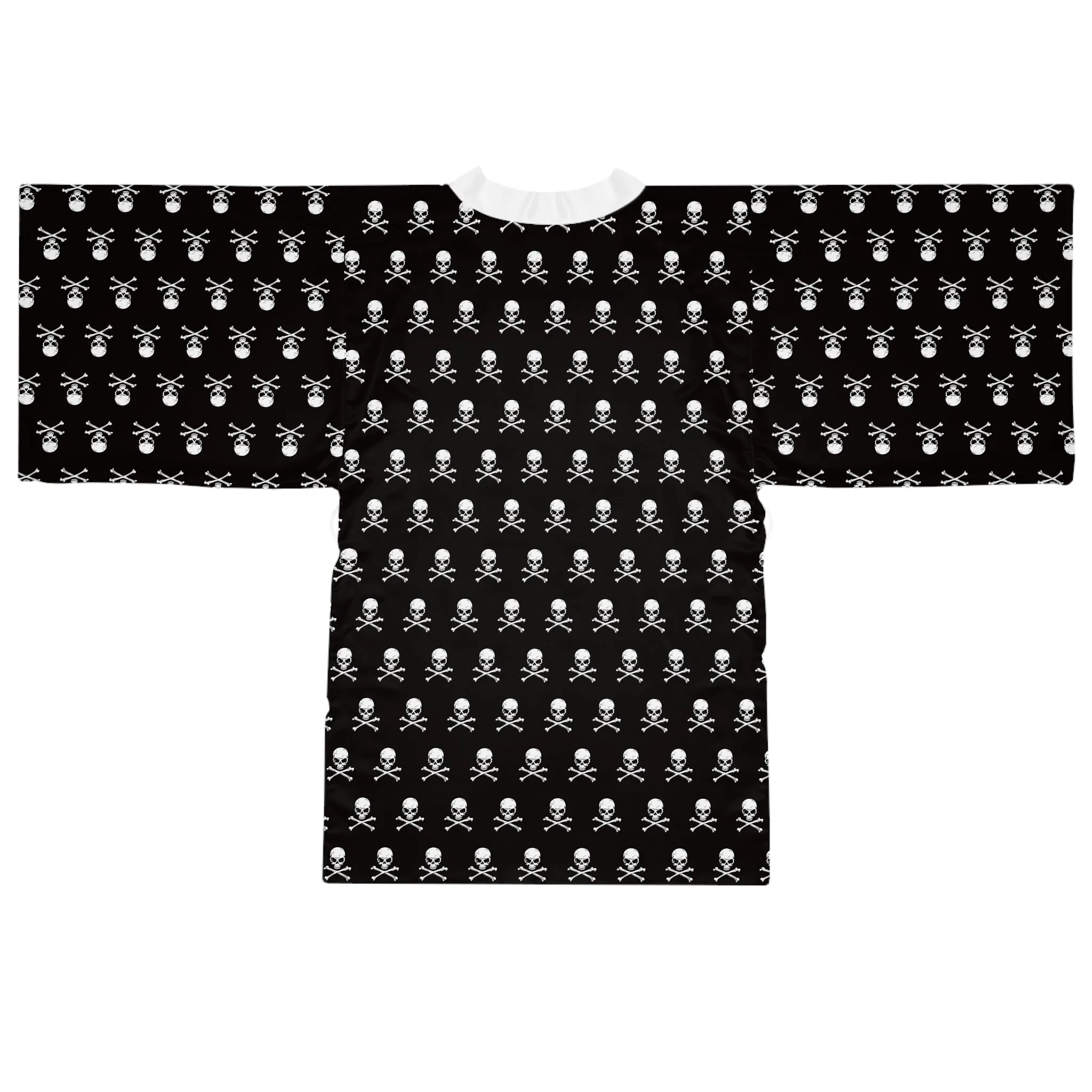 Skull & Crossbones Kimono Robe