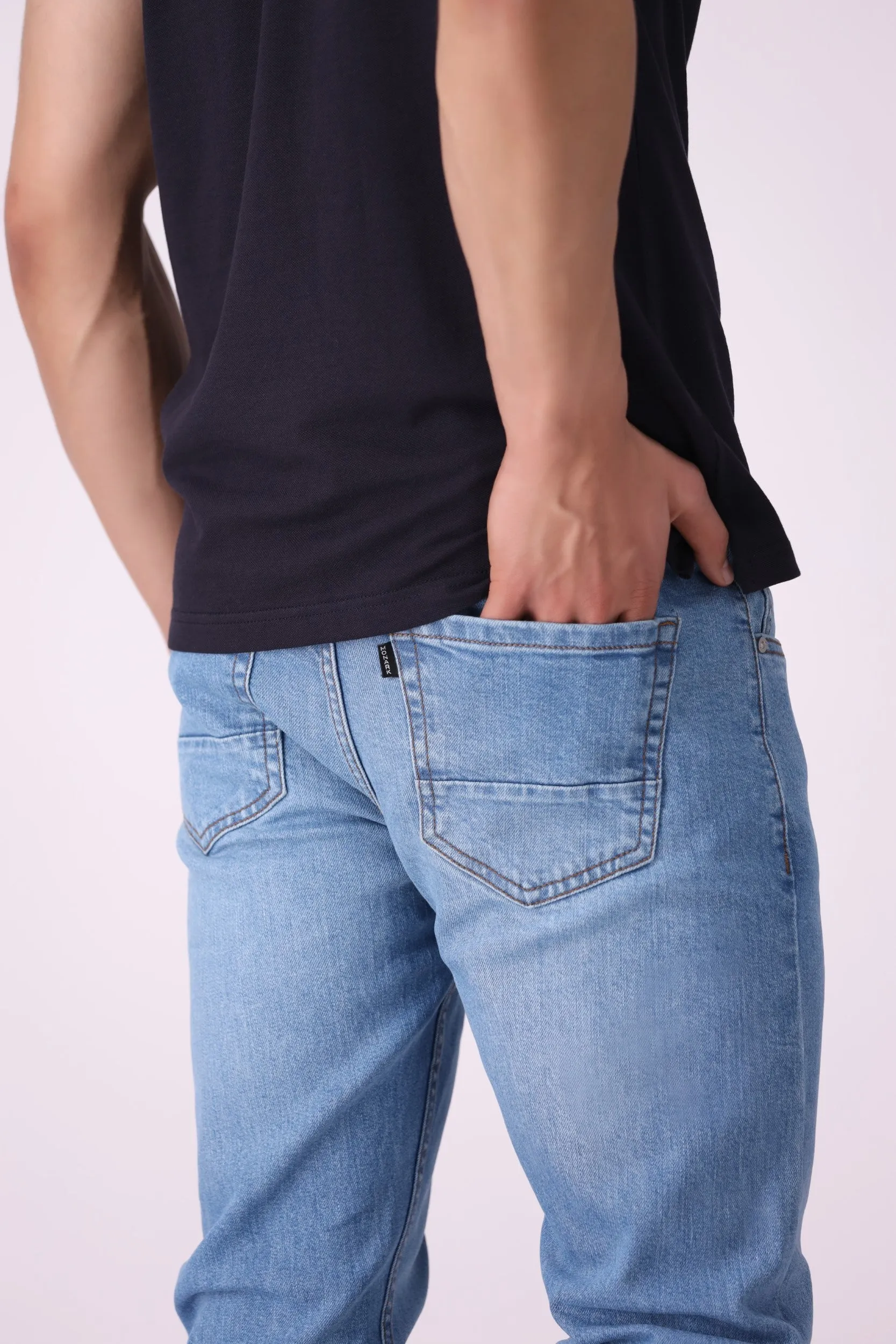 Sky Blue Slim Fit Jeans