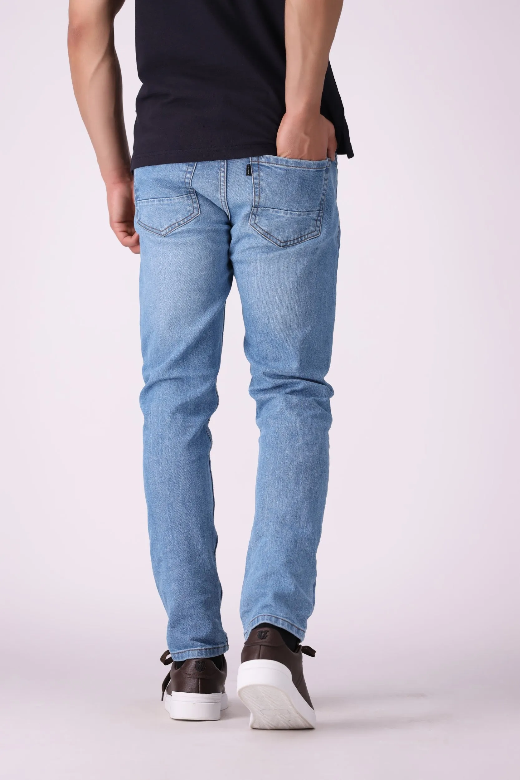 Sky Blue Slim Fit Jeans