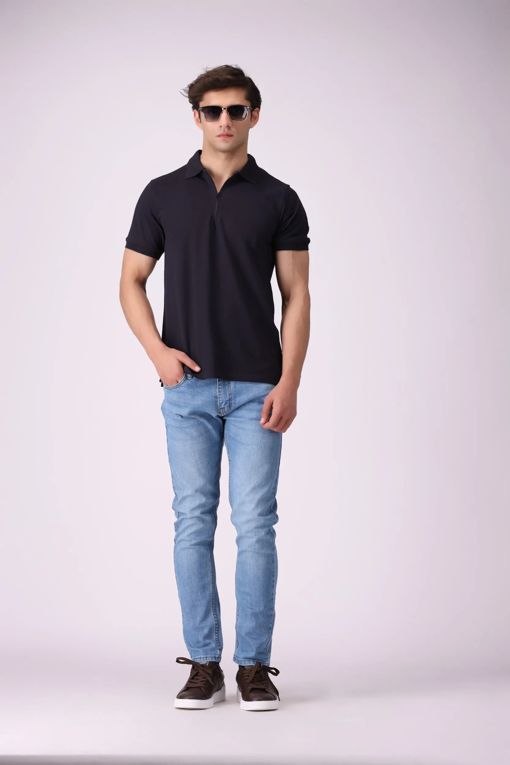 Sky Blue Slim Fit Jeans