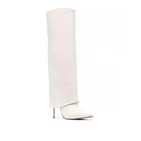 Sleek Stiletto Knee-High Boots