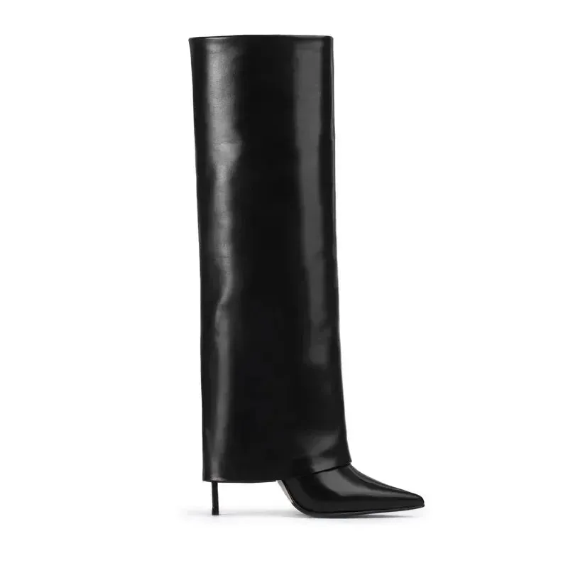 Sleek Stiletto Knee-High Boots