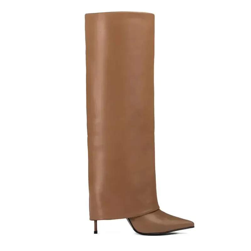 Sleek Stiletto Knee-High Boots