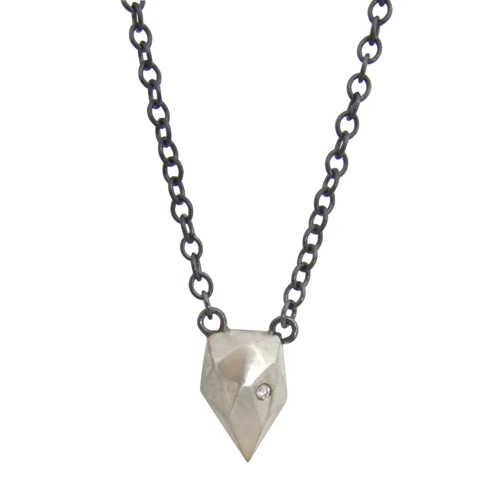 Small Fragment Necklace with Diamond