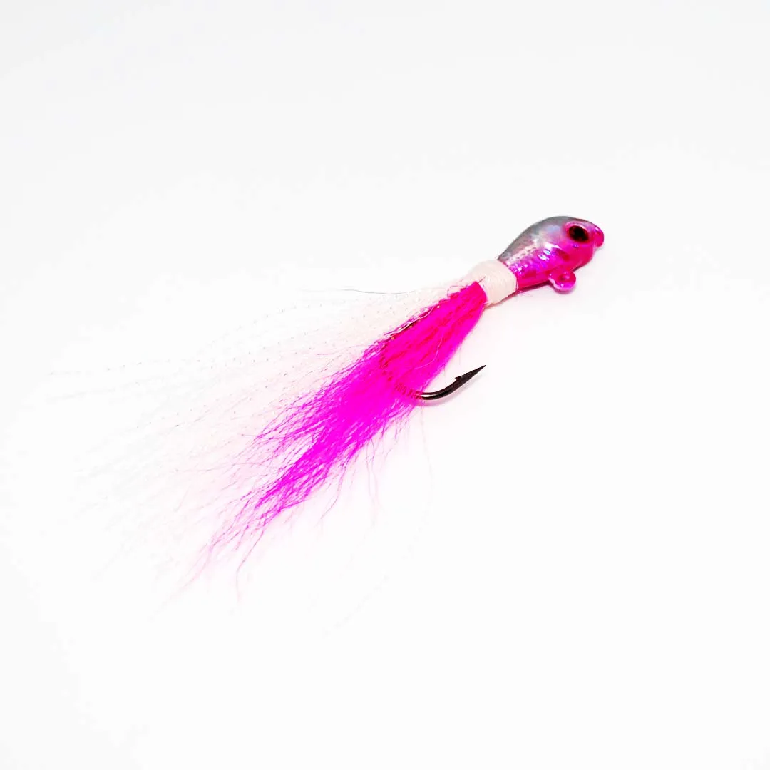 Snapper Tackle Bucktail Jig - Pink