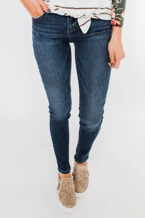 Sneak Peek Jeans- Becky Dark Wash