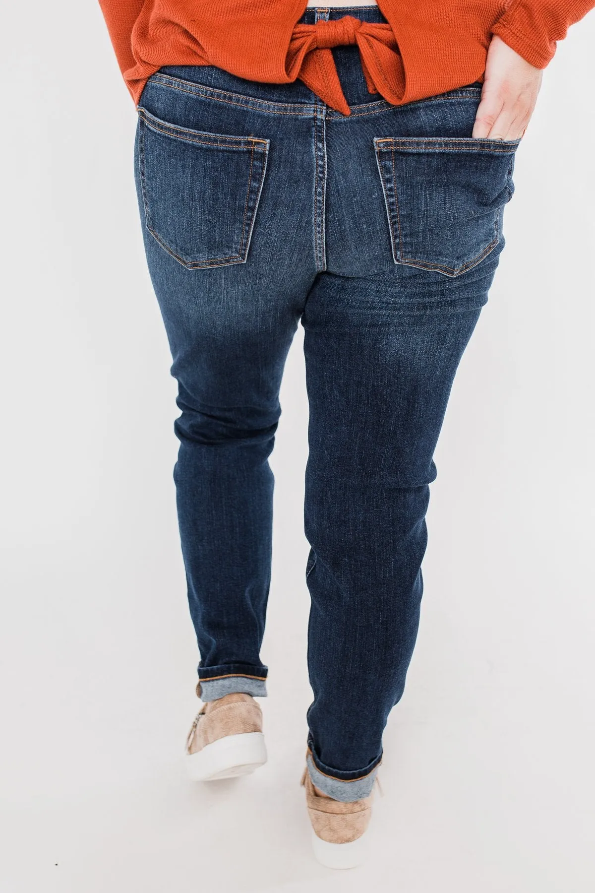 Sneak Peek Jeans- Becky Dark Wash