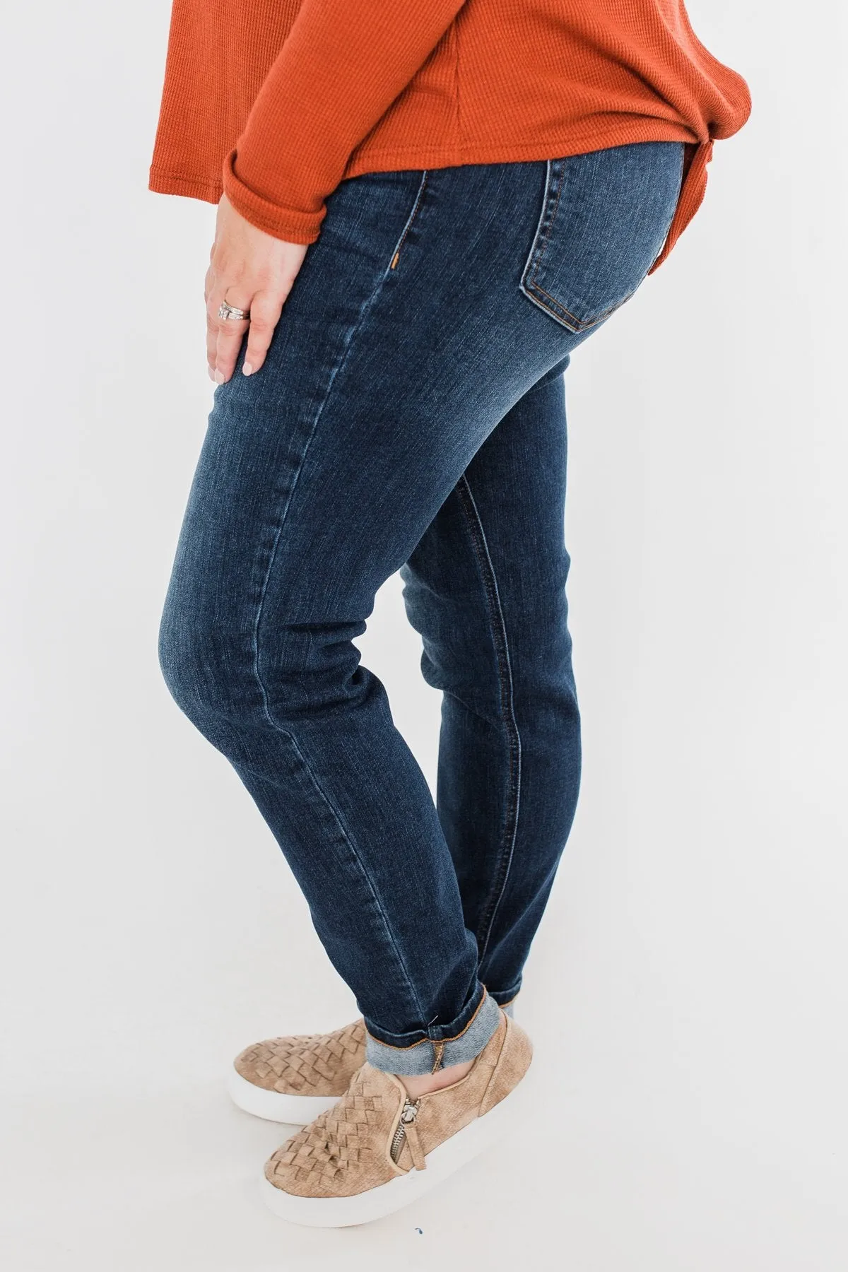 Sneak Peek Jeans- Becky Dark Wash
