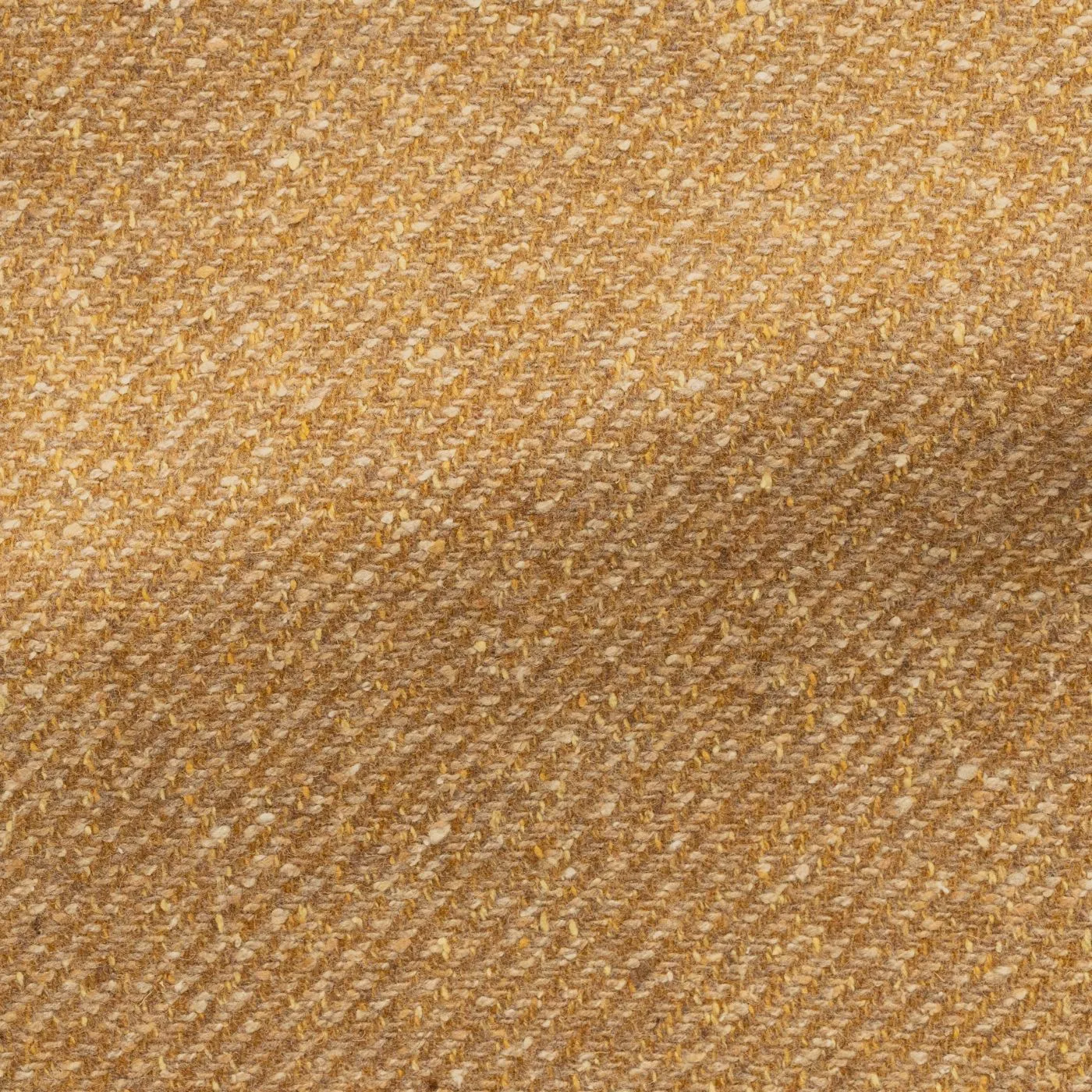 Solbiati Mustard Faux Uni Wool & Silk Slubbed Twill
