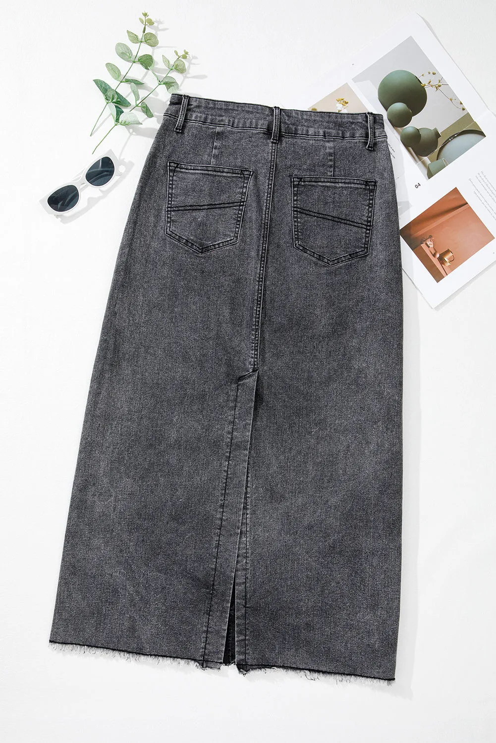 Stone Trail Denim Skirt