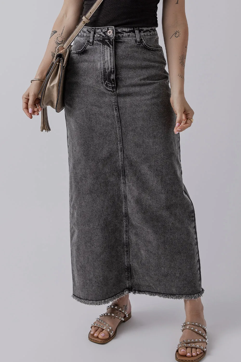 Stone Trail Denim Skirt