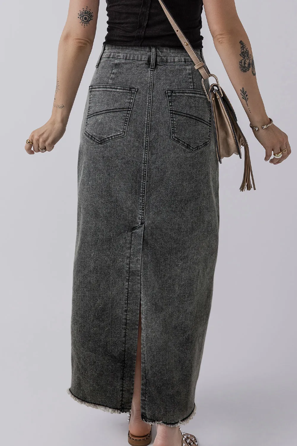 Stone Trail Denim Skirt