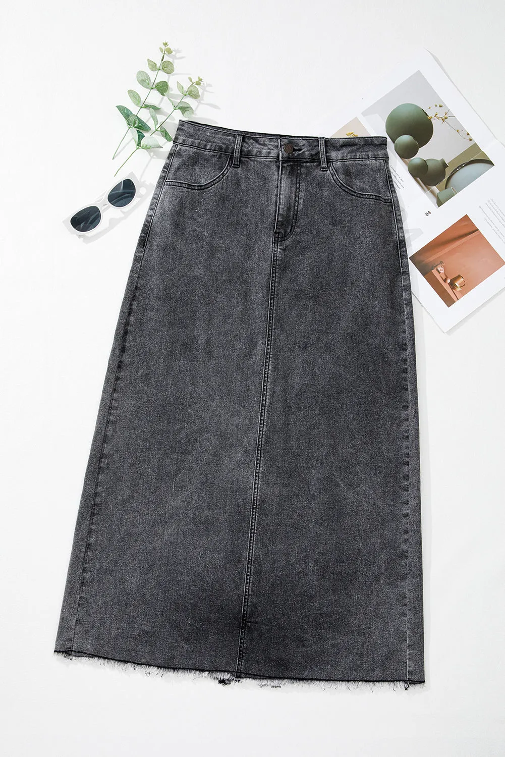 Stone Trail Denim Skirt