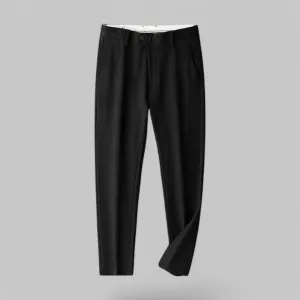 Straight Fit Stretch Casual Trousers