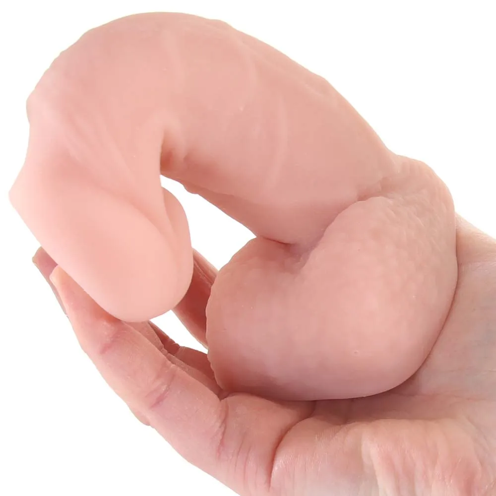 Strap U Large Bulge 6.5 Inch Packer Dildo in Light