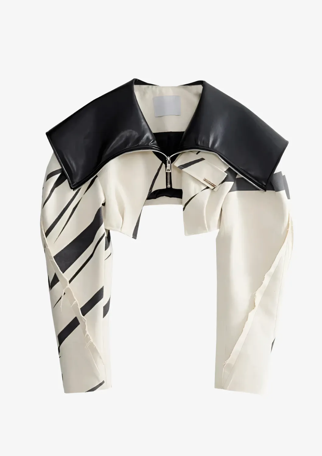 Strata Zipped Crop Jacket