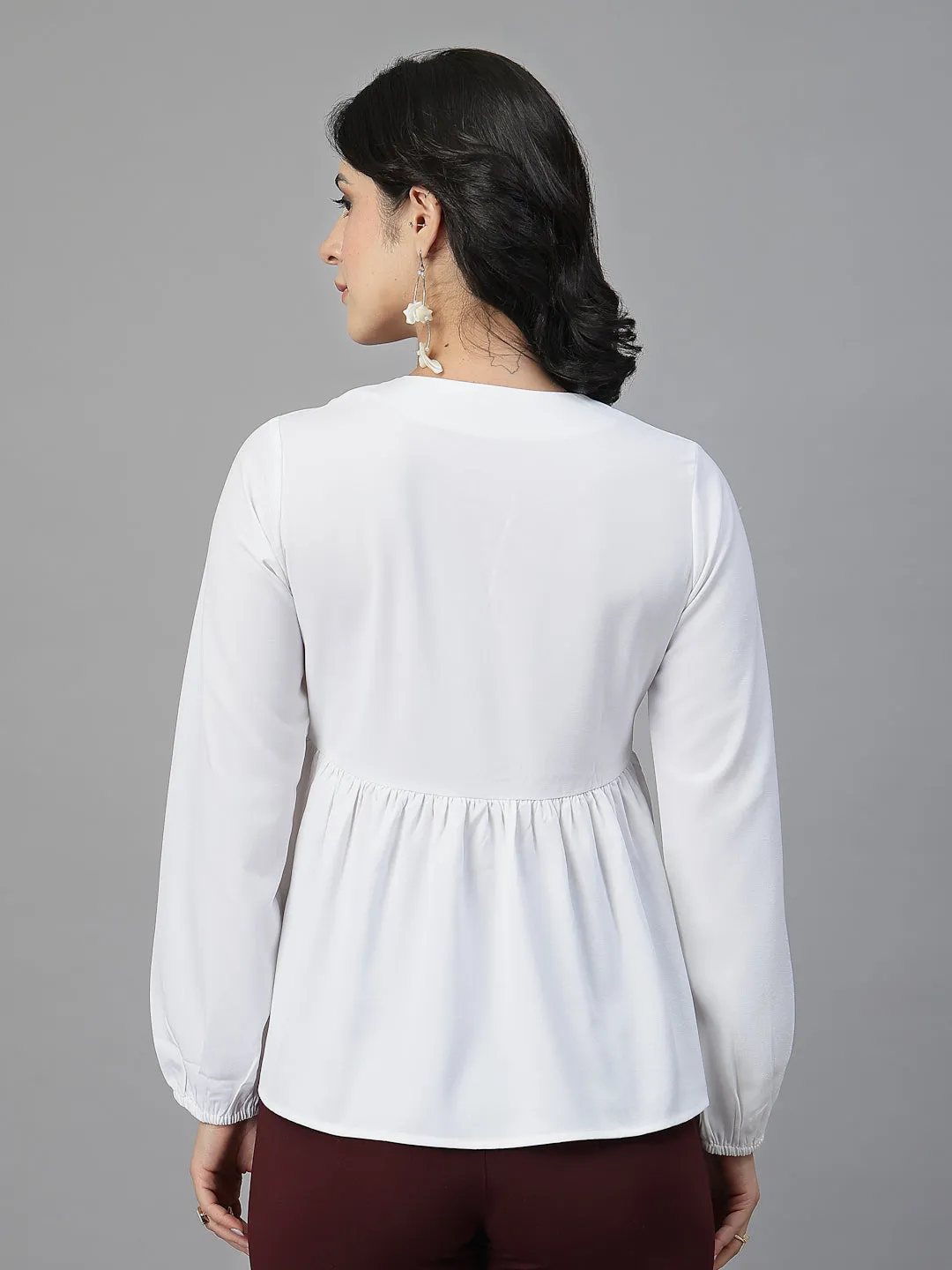 Style Quotient Women White top
