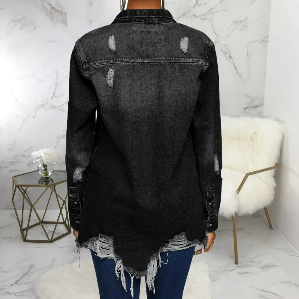 Stylish Sexy Denim Jacket for Bold and Confident Fashion