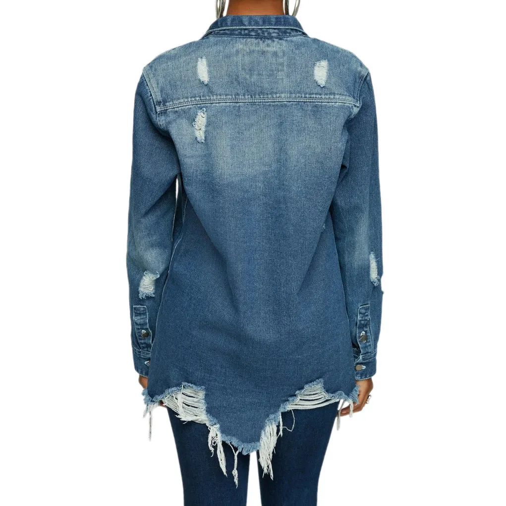 Stylish Sexy Denim Jacket for Bold and Confident Fashion