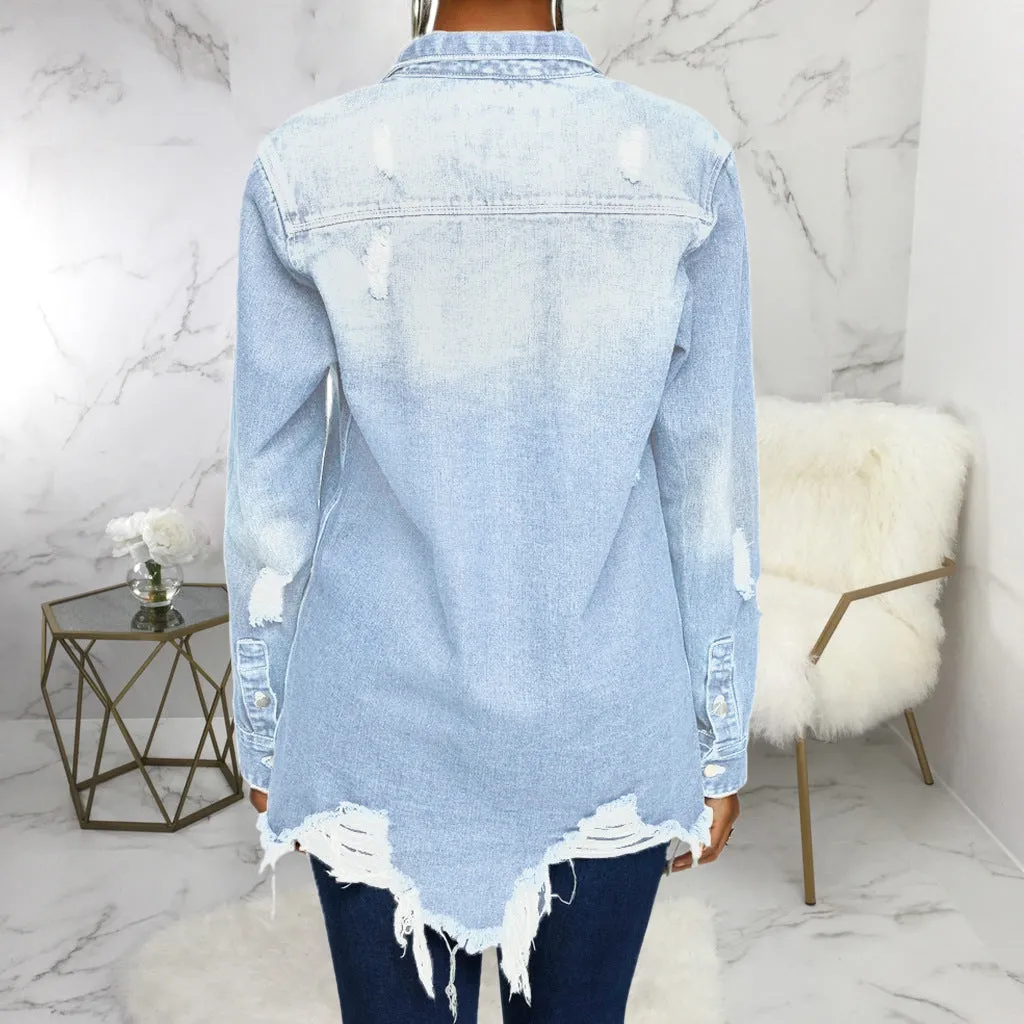 Stylish Sexy Denim Jacket for Bold and Confident Fashion