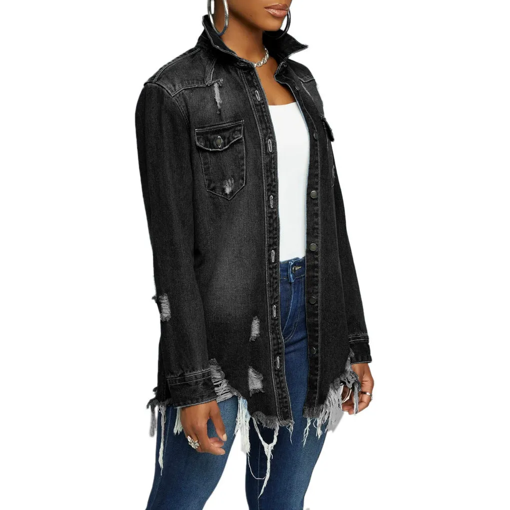 Stylish Sexy Denim Jacket for Bold and Confident Fashion