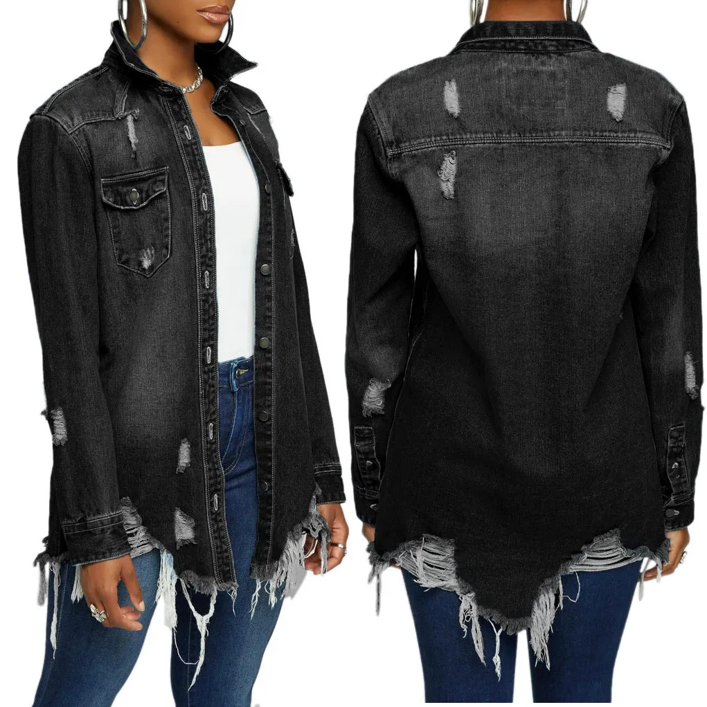 Stylish Sexy Denim Jacket for Bold and Confident Fashion