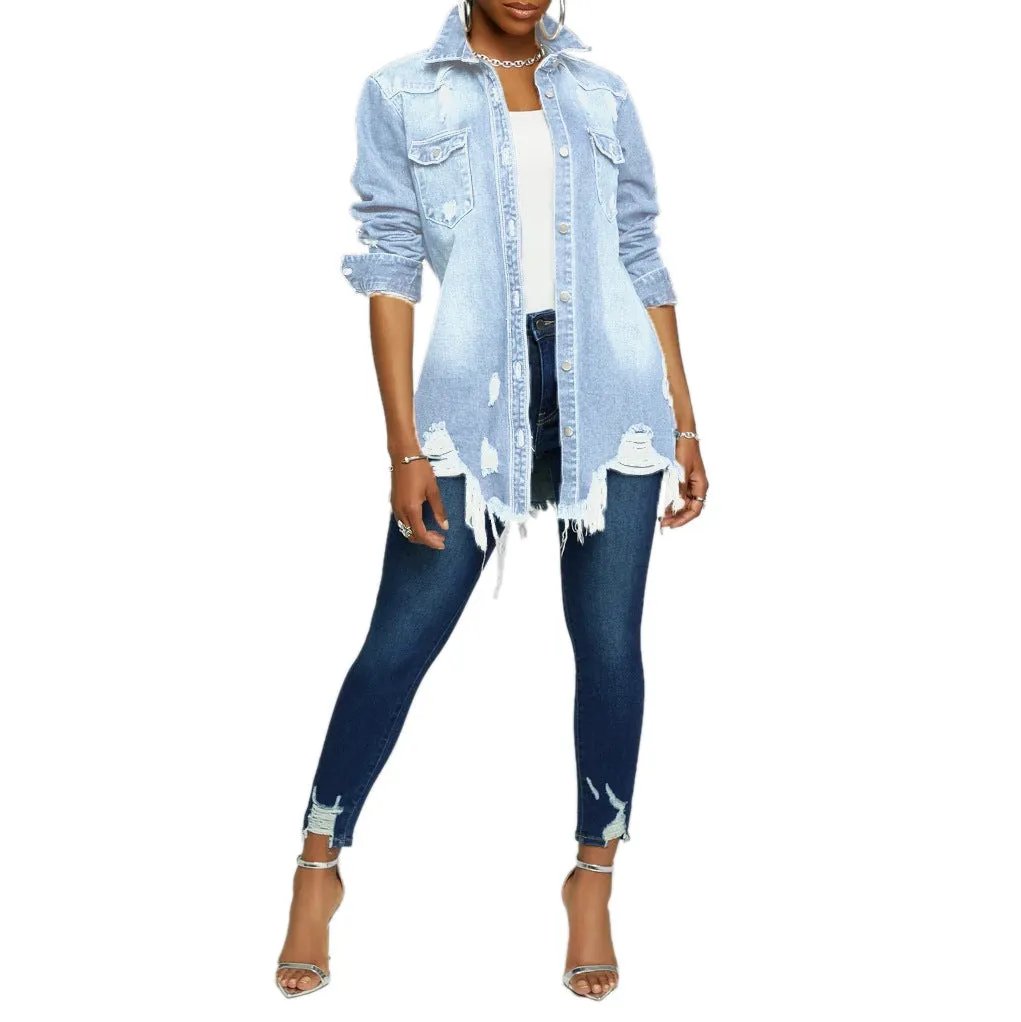 Stylish Sexy Denim Jacket for Bold and Confident Fashion
