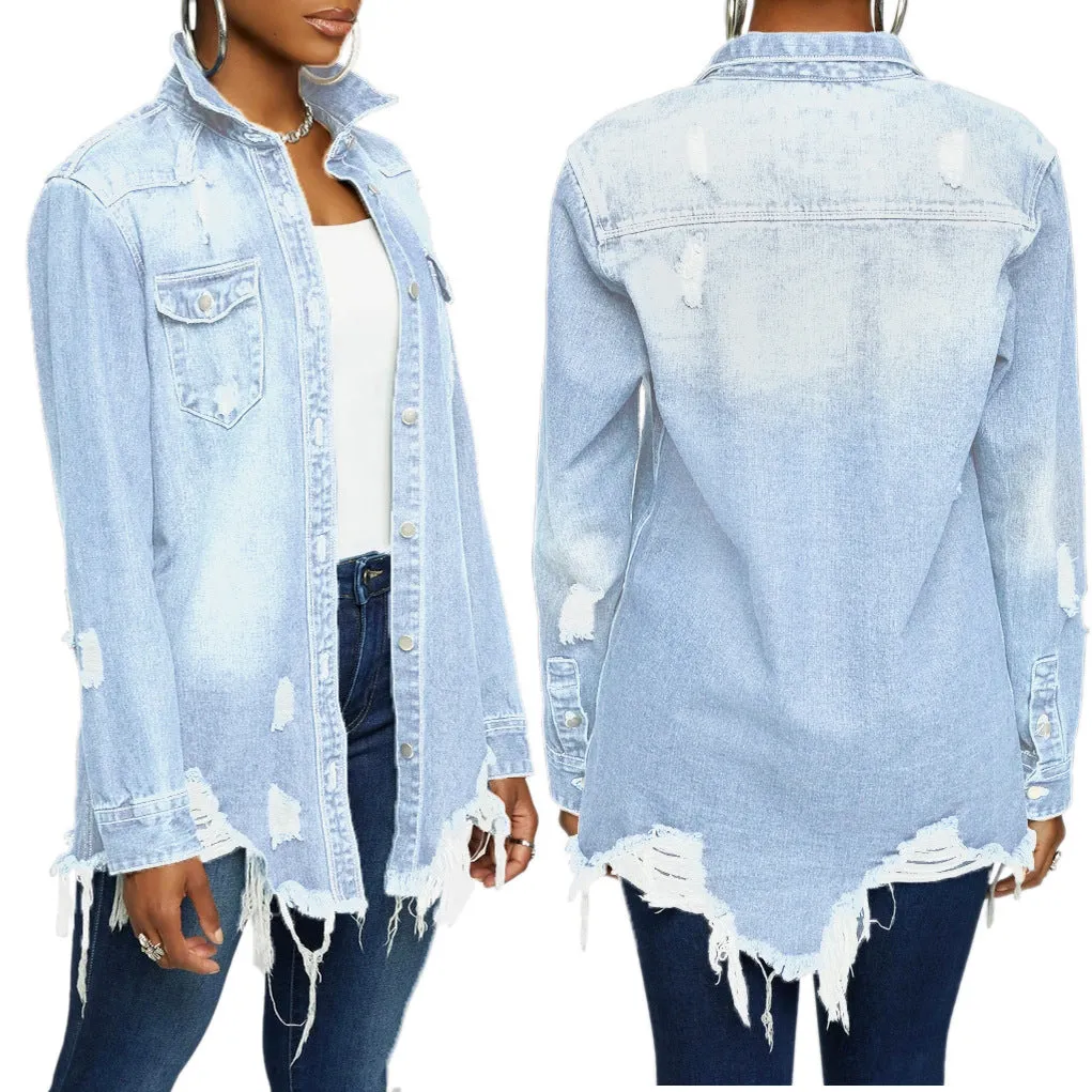 Stylish Sexy Denim Jacket for Bold and Confident Fashion