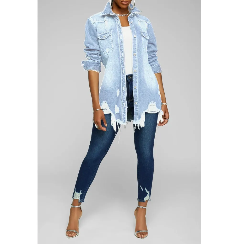 Stylish Sexy Denim Jacket for Bold and Confident Fashion