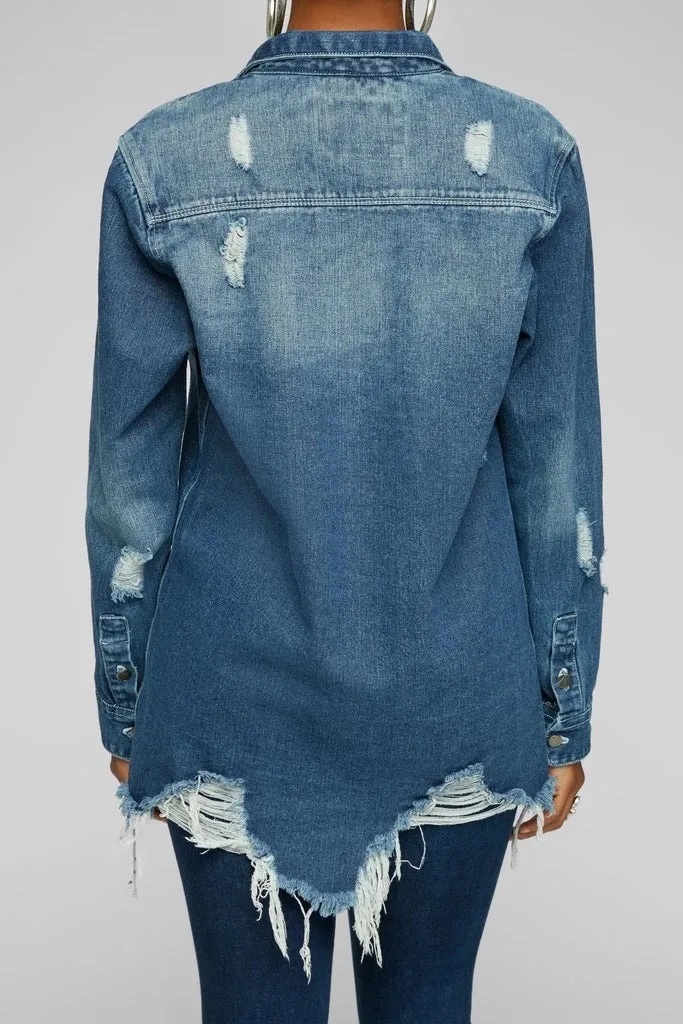 Stylish Sexy Denim Jacket for Bold and Confident Fashion