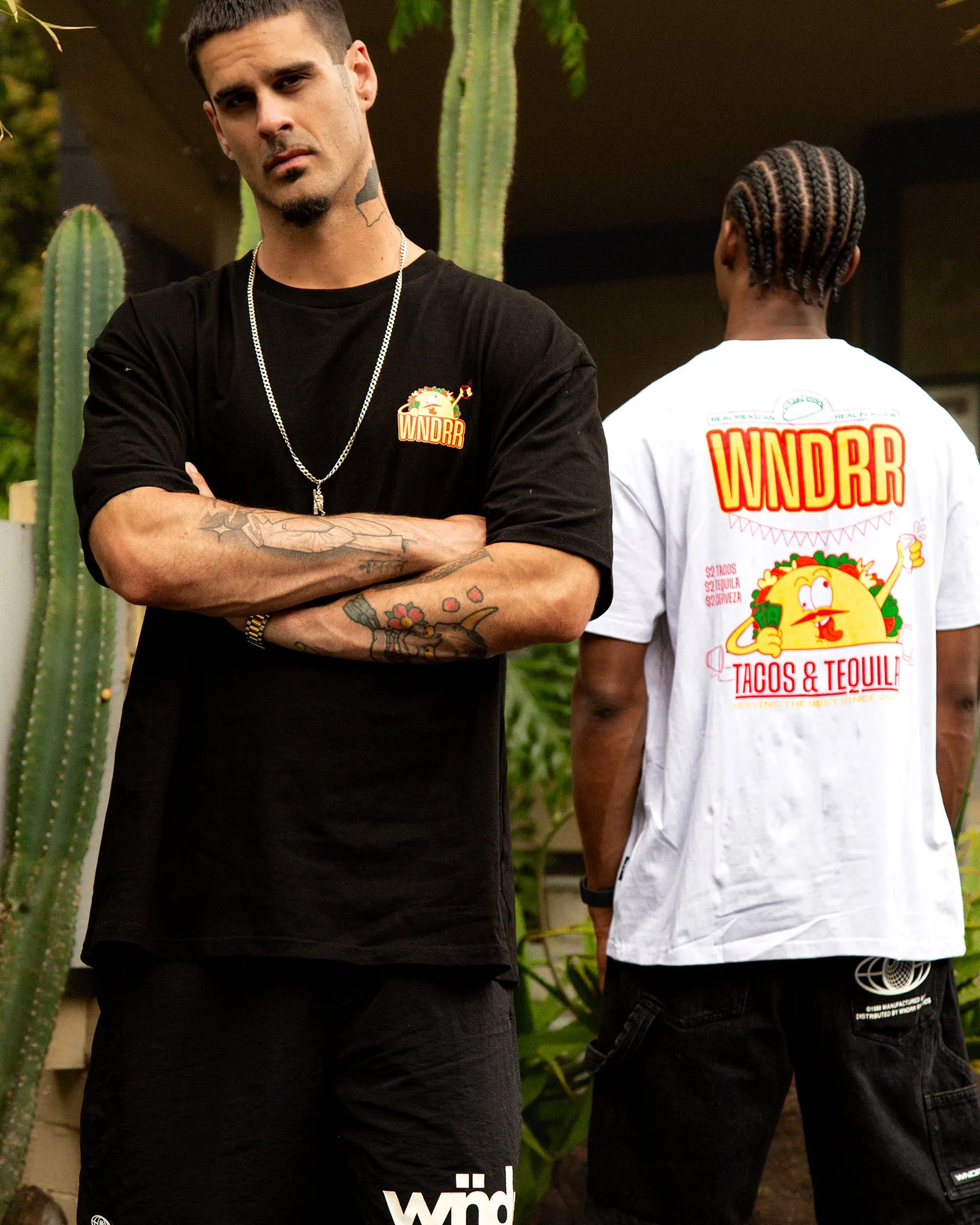 TACO BOX FIT TEE - WHITE