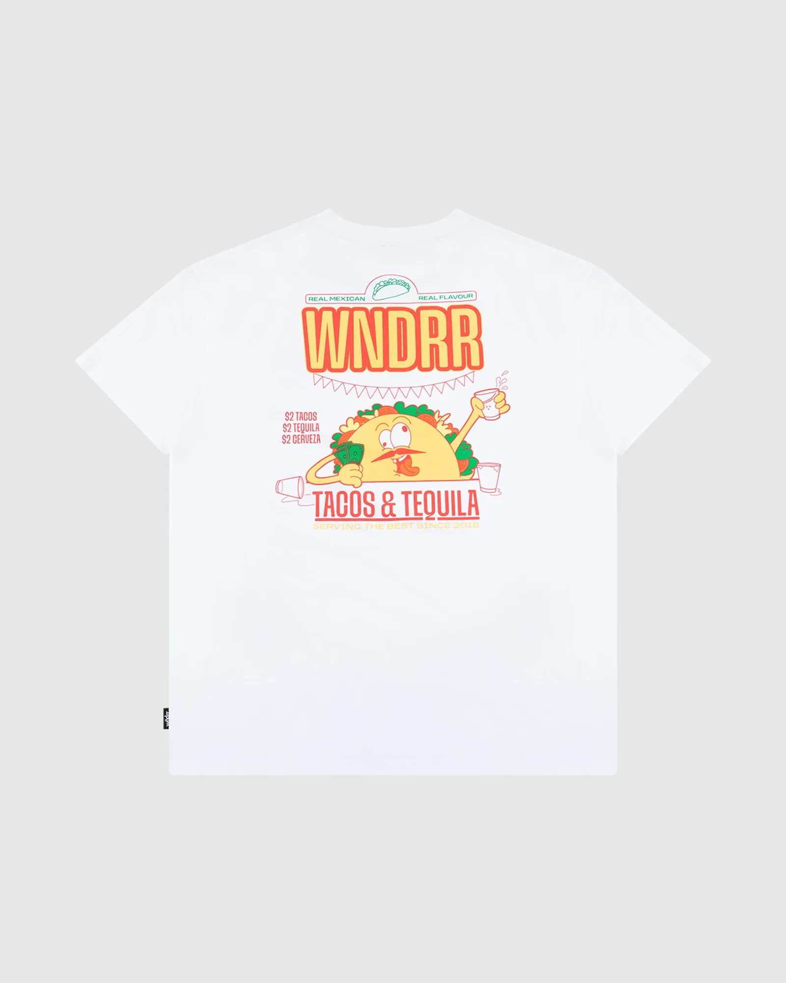 TACO BOX FIT TEE - WHITE