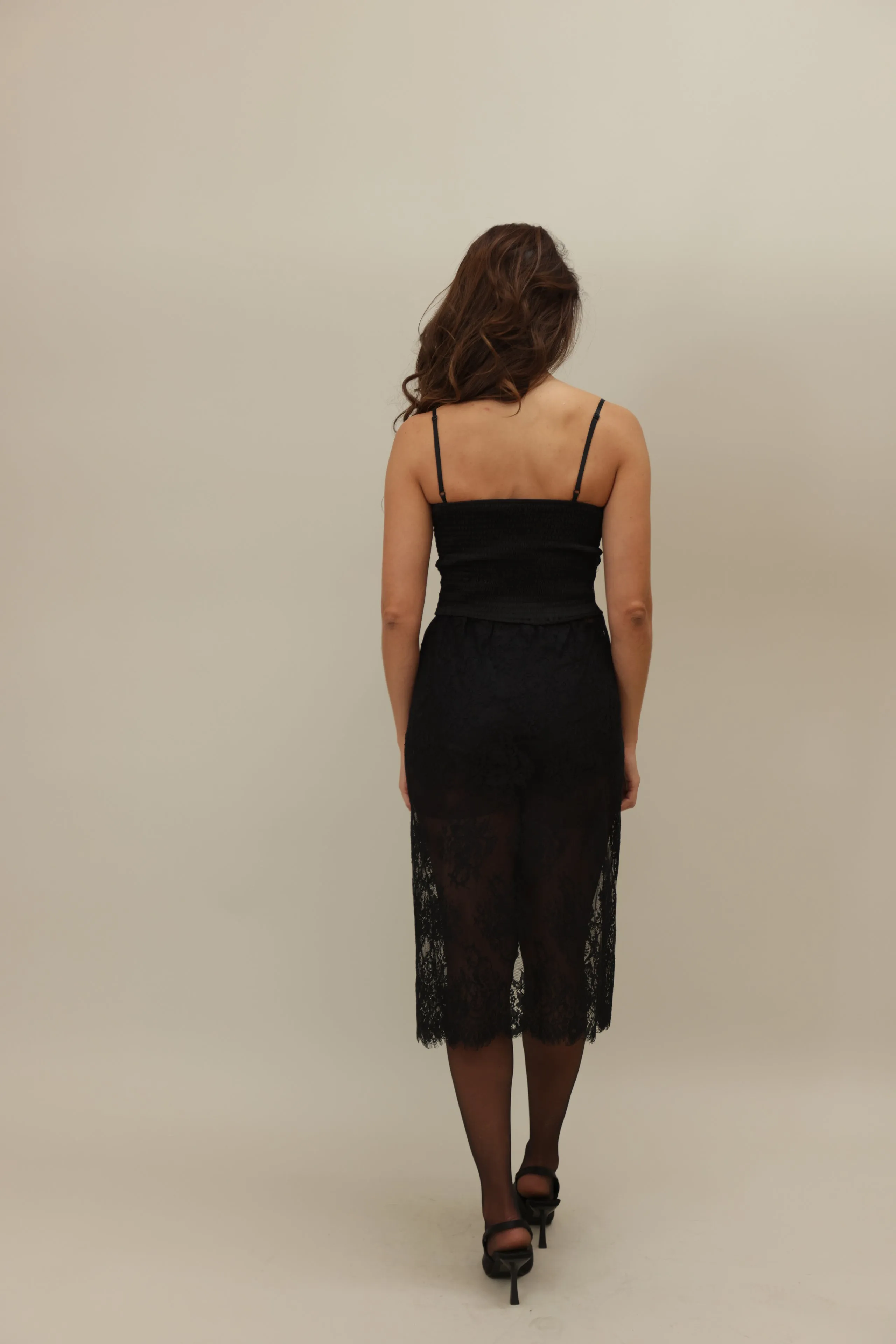 Tailored Lace Bustier Top