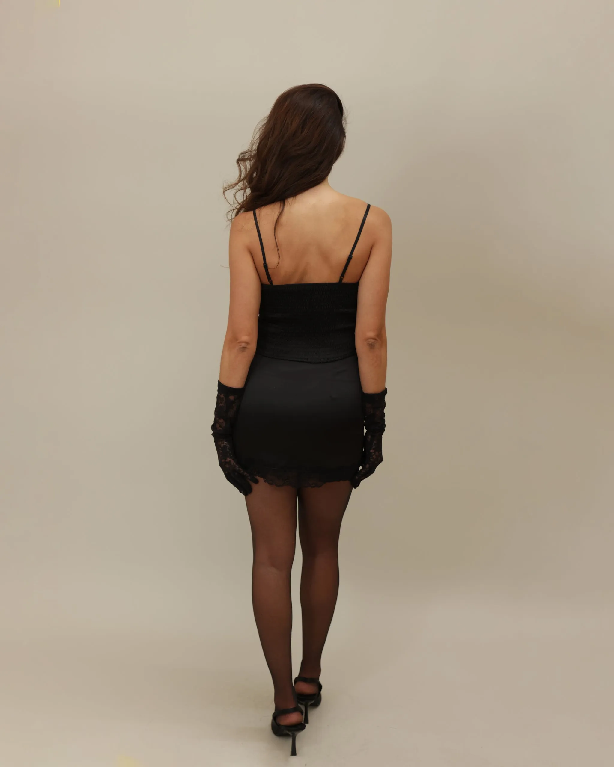 Tailored Lace Bustier Top
