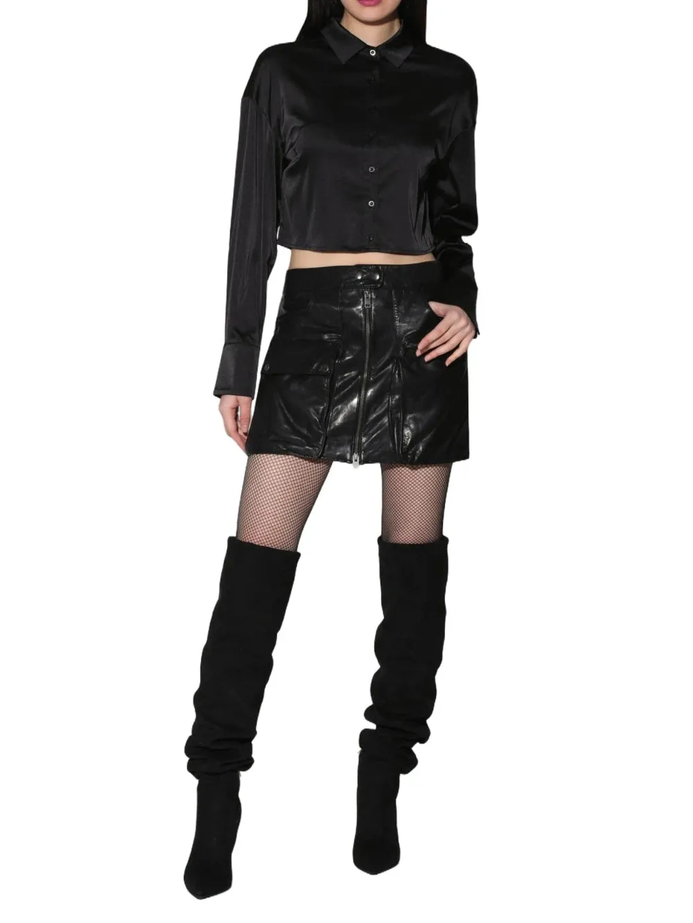 Tailored Luxe Sleek Leather Skirts for Women