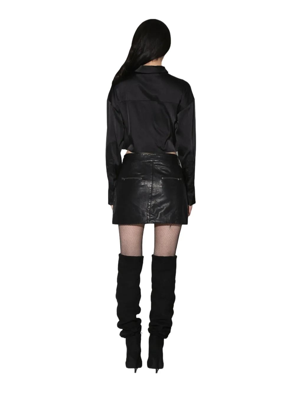 Tailored Luxe Sleek Leather Skirts for Women