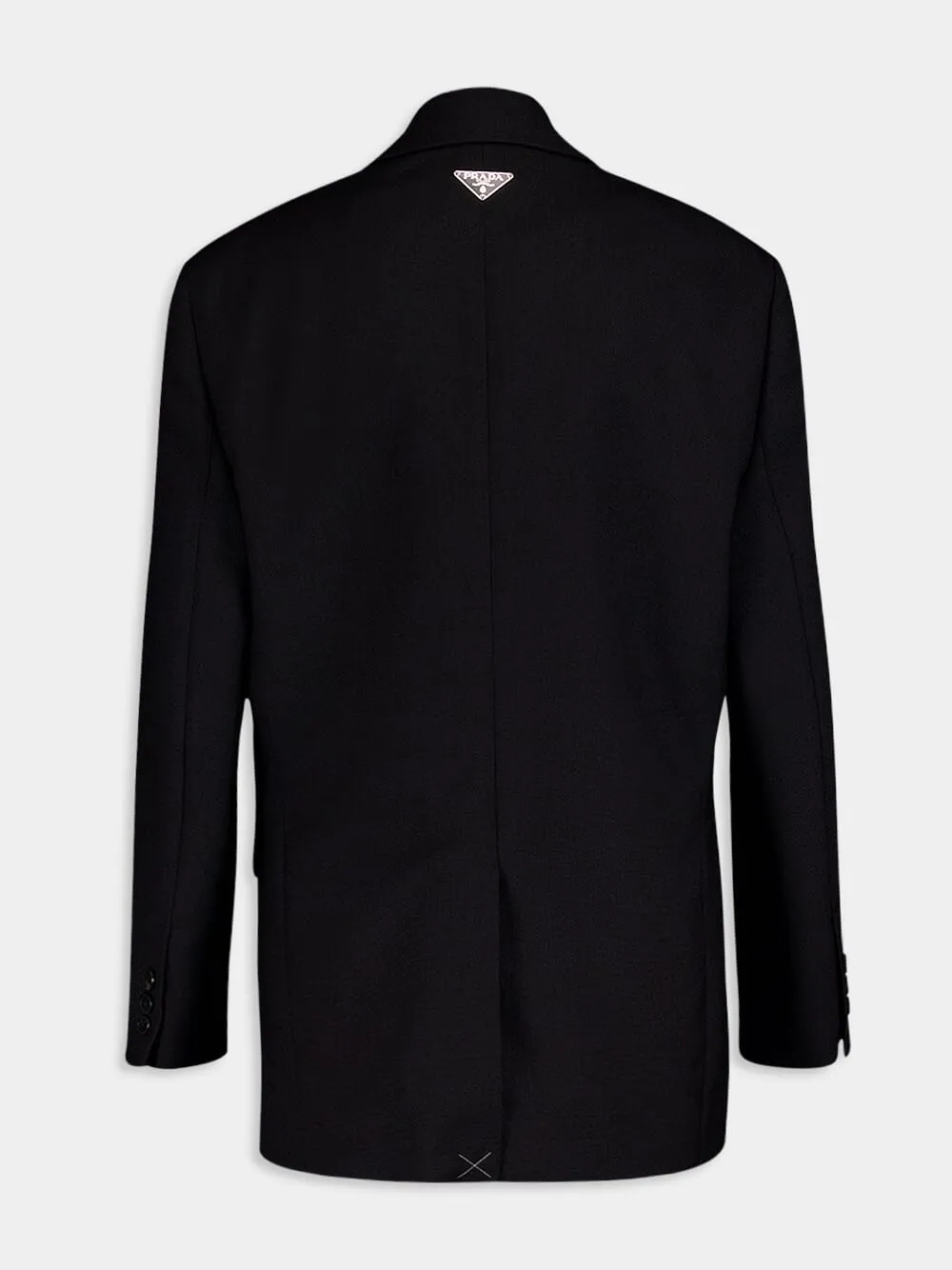 Tailored Single-Breasted Wool Blazer