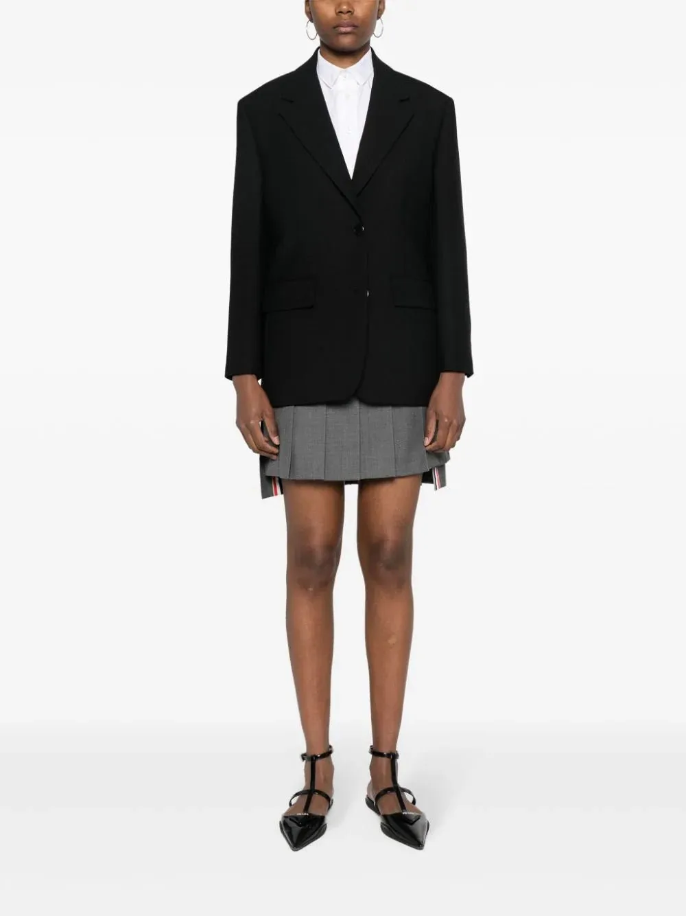 Tailored Single-Breasted Wool Blazer