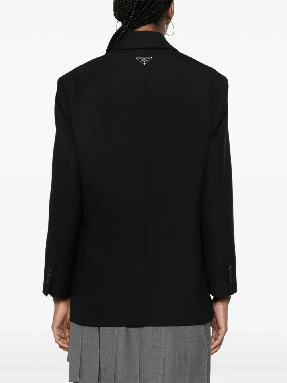 Tailored Single-Breasted Wool Blazer