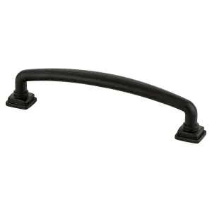 Tailored Traditional 128mm CC Matte Black Pull